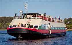 Luxury Hotel Barge Shannon Princess II, cruising in Ireland